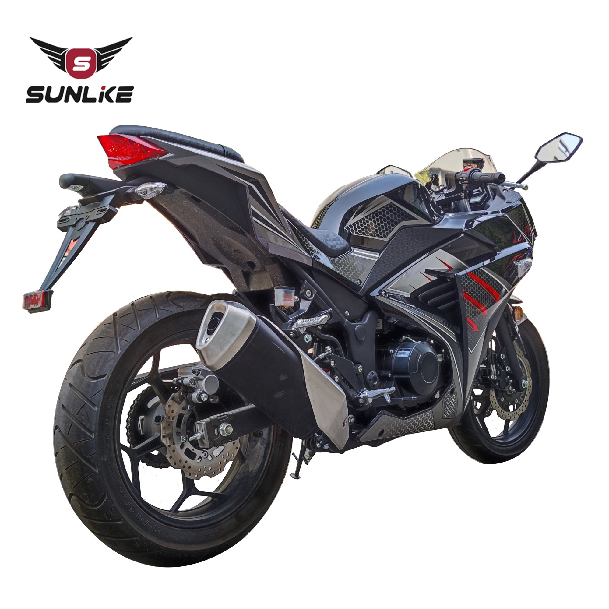 Wholesale 2 cylinder 6 speed 250cc 400cc motor engine water cooling street racing gasoline motorcycles adults