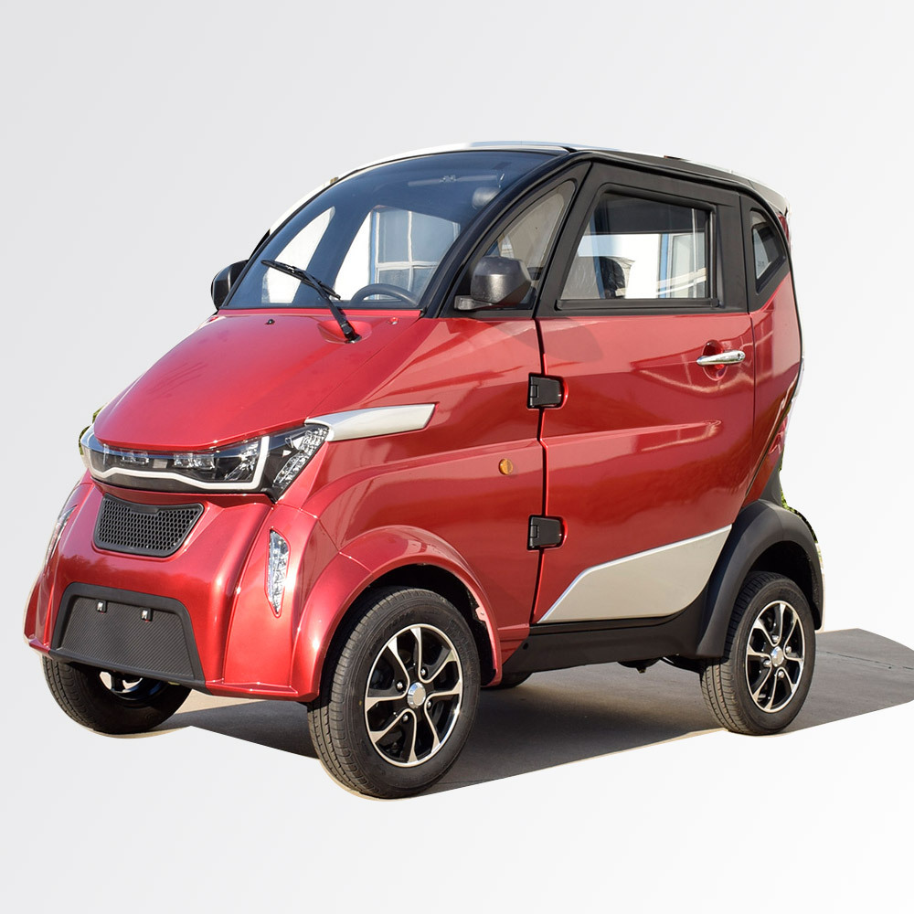 EEC High quality 3000W 100Ah huge battery 4 wheels electric car pick up enclosed cabin mobility scooter