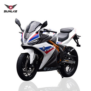 Gas powered H6 Large displacement 200CC 400CC racing motorcycles low fuel consumption 4-stroke air cooled