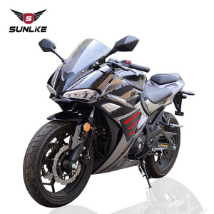 Wholesale 2 cylinder 6 speed 250cc 400cc motor engine water cooling street racing gasoline motorcycles adults