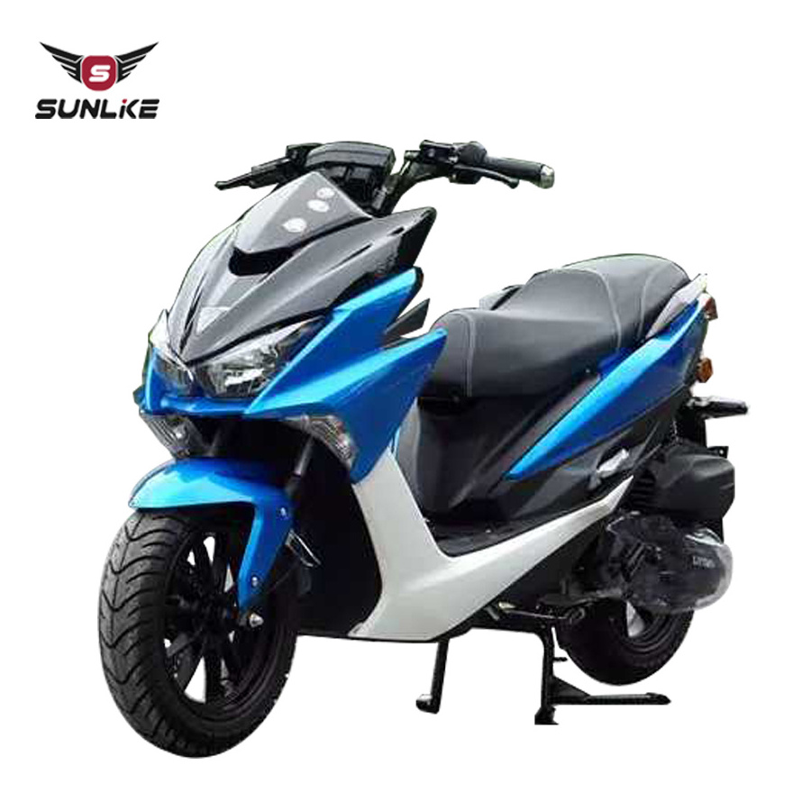 Comfortable small displacement moto 150CC gasoline motorcycles adults motorbike with pedals for sale