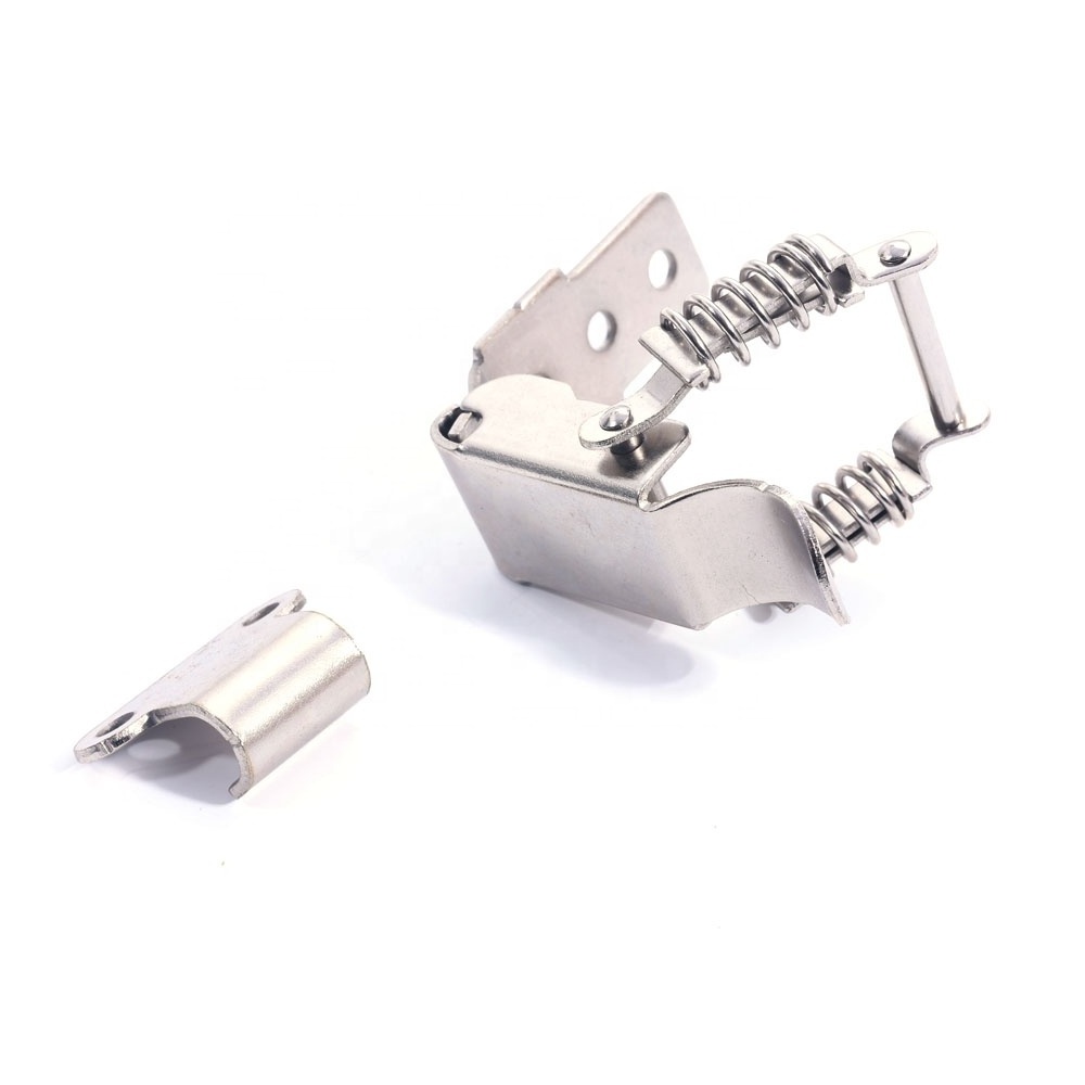 Heavy Duty Spring Loaded Latch Lock Mini Stainless Steel Adjustable Toggle Latch