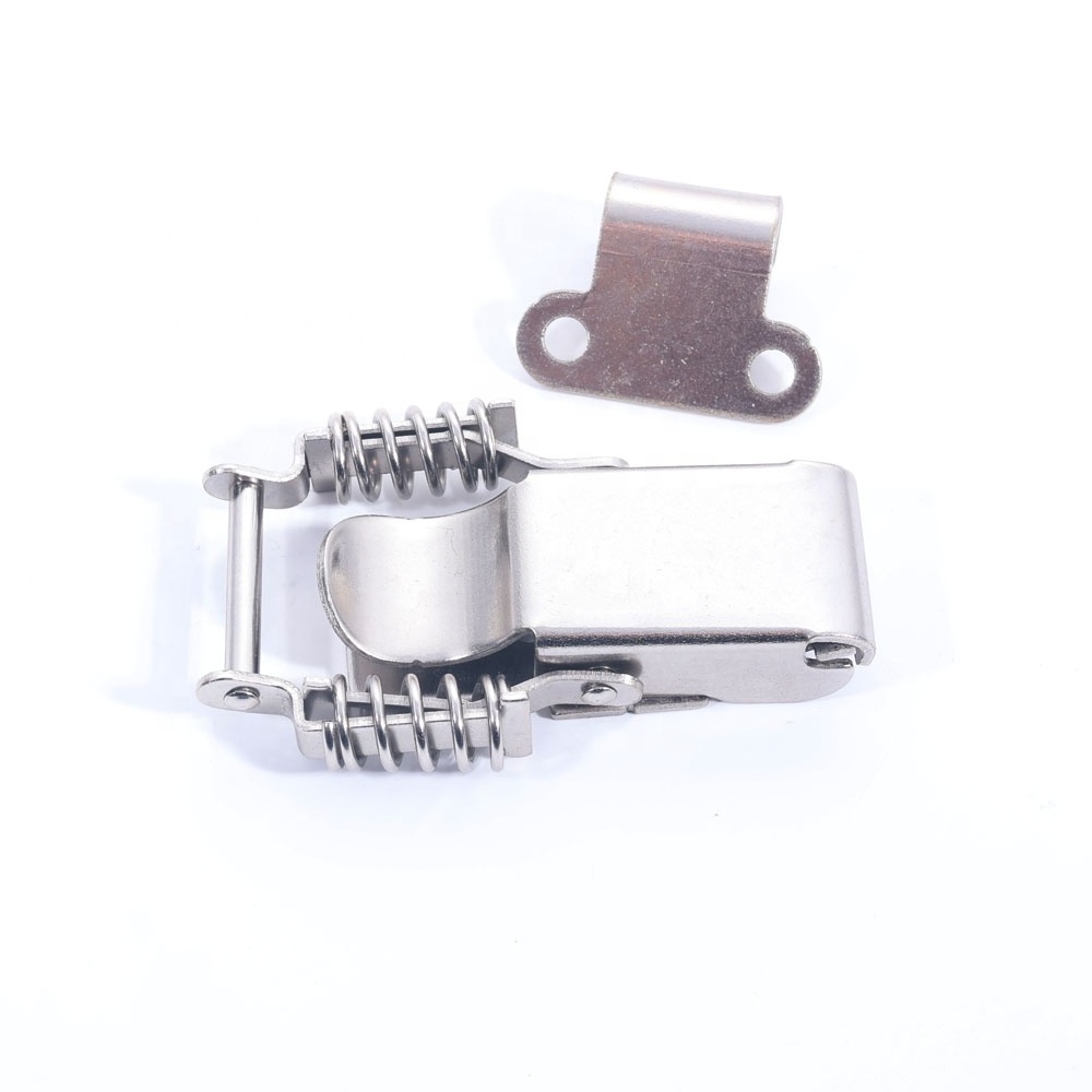 Heavy Duty Spring Loaded Latch Lock Mini Stainless Steel Adjustable Toggle Latch