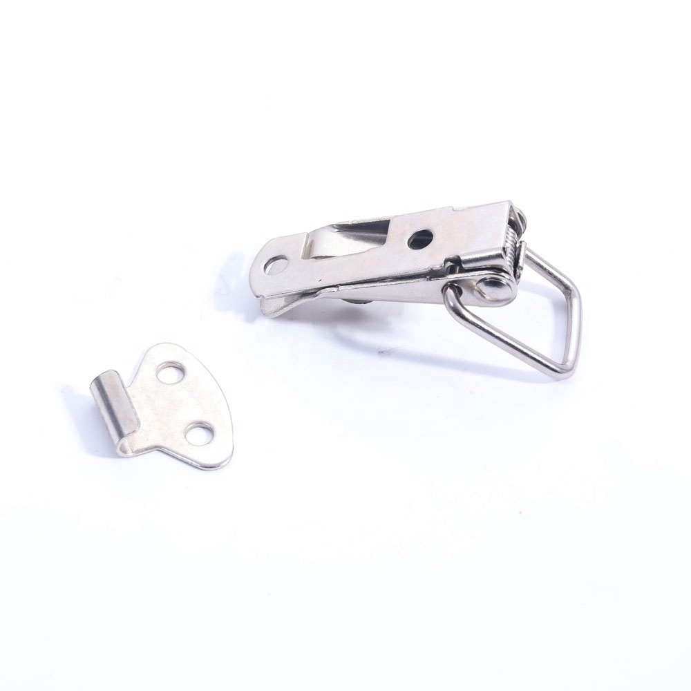 Heavy Duty Spring Loaded Latch Lock Mini Stainless Steel Adjustable Toggle Latch