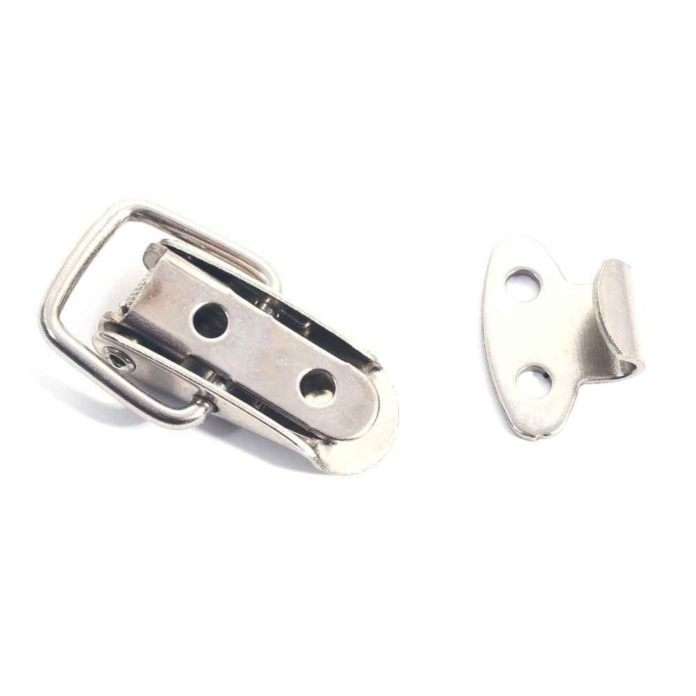 Heavy Duty Spring Loaded Latch Lock Mini Stainless Steel Adjustable Toggle Latch