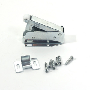 Furniture Drawer Latch Cabinet Door Latch Grabber Catches Push Close Cabinet Latch With Mounting Screw