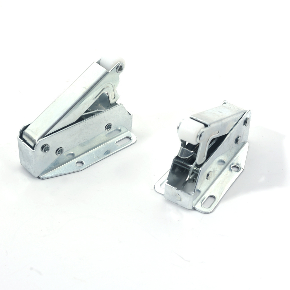 Furniture Drawer Latch Cabinet Door Latch Grabber Catches Push Close Cabinet Latch With Mounting Screw