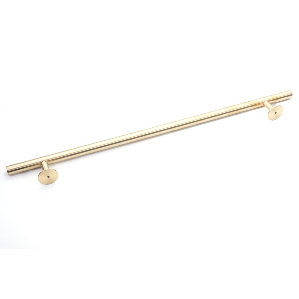 Brass Hardware Brushed Gold Wall Mount Tissue Hook Bath Single Roll Toilet Bathroom Accessories