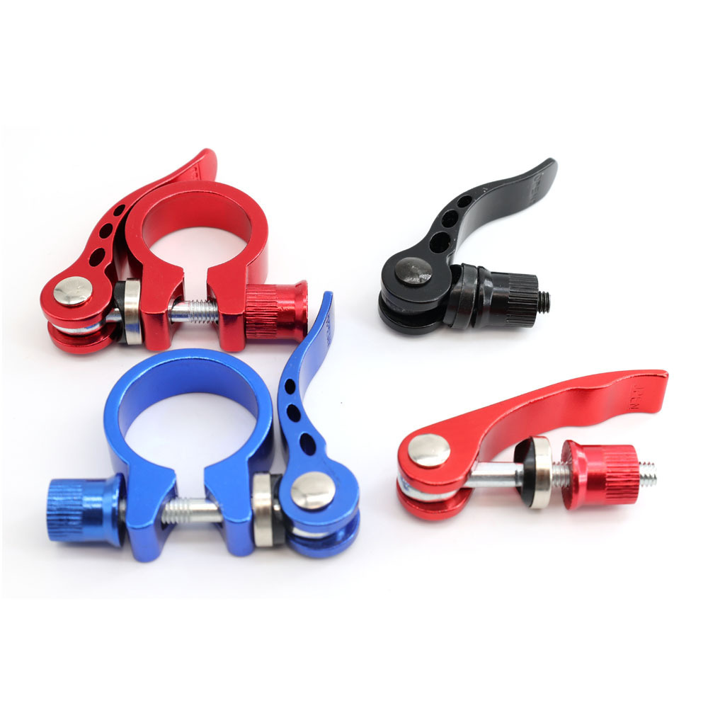 Red or Blue Aluminum Quick Release Locking Intertal Threaded Stud Clamp Handle Cam Lock Lever