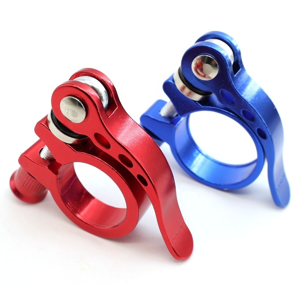 Red or Blue Aluminum Quick Release Locking Intertal Threaded Stud Clamp Handle Cam Lock Lever