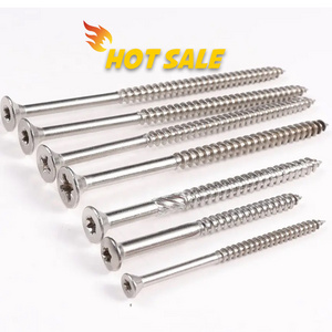 custom m4 304 Pan phillips flat head screw torx square drive robertson wood stainless steel self tapping decking screws