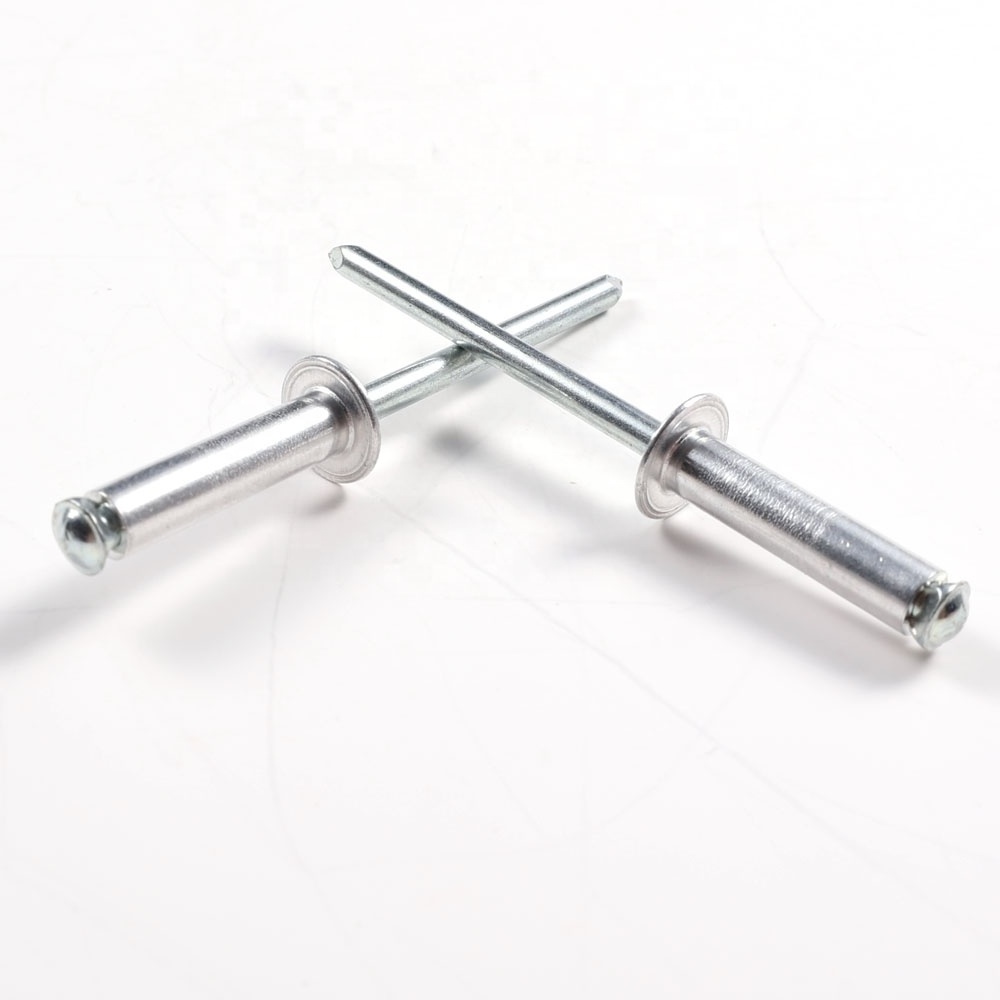 All Types Pop Rivets Stainless Steel 304 316 4.8*19mm Large Flange Dome Head  Open End Aluminum Blind Rivet Din7337