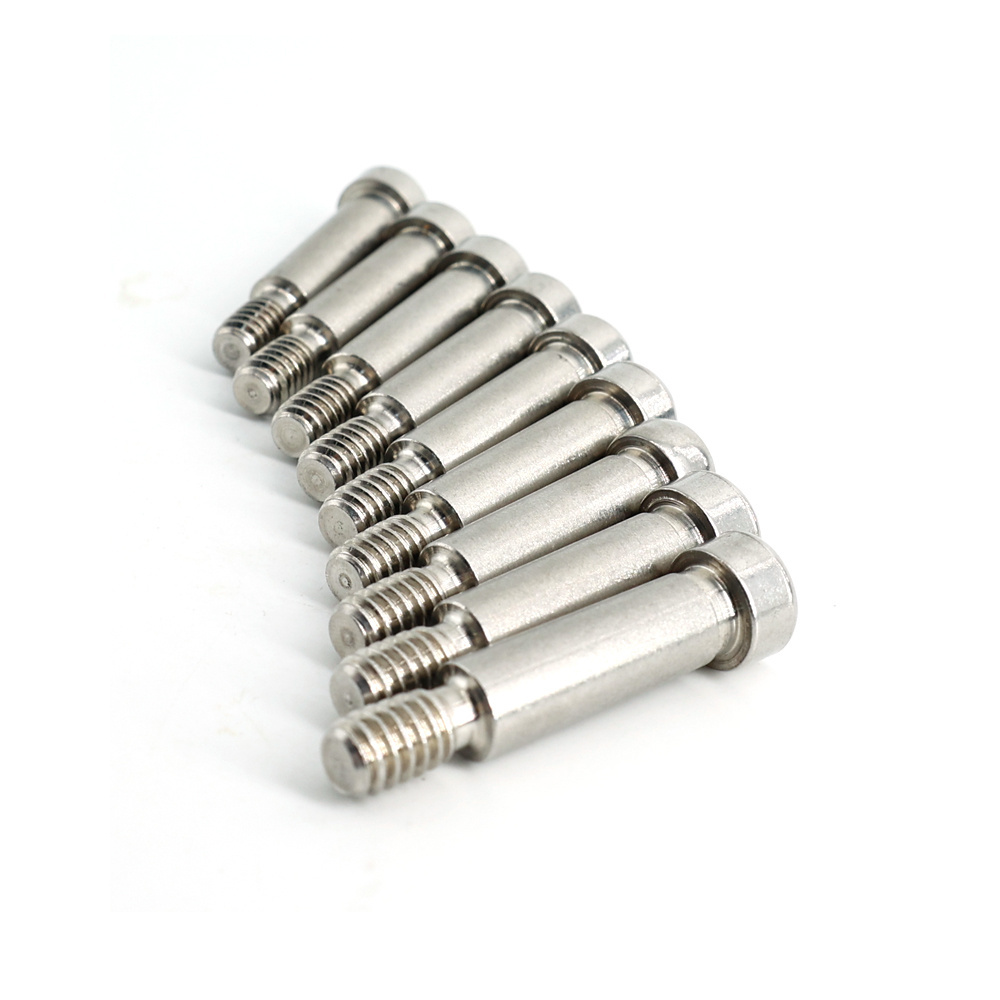 Fasteners OEM 10B21 Steel Grade 5 Blue Zinc Plated Hex Socket Button Head Shoulder Screw Bolts