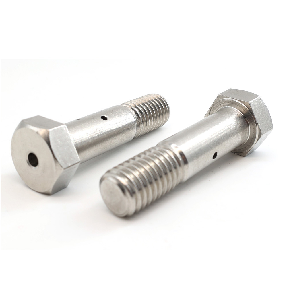 Factory Price Hex Bolt With Hole For Cotter Pin In The Middle Head