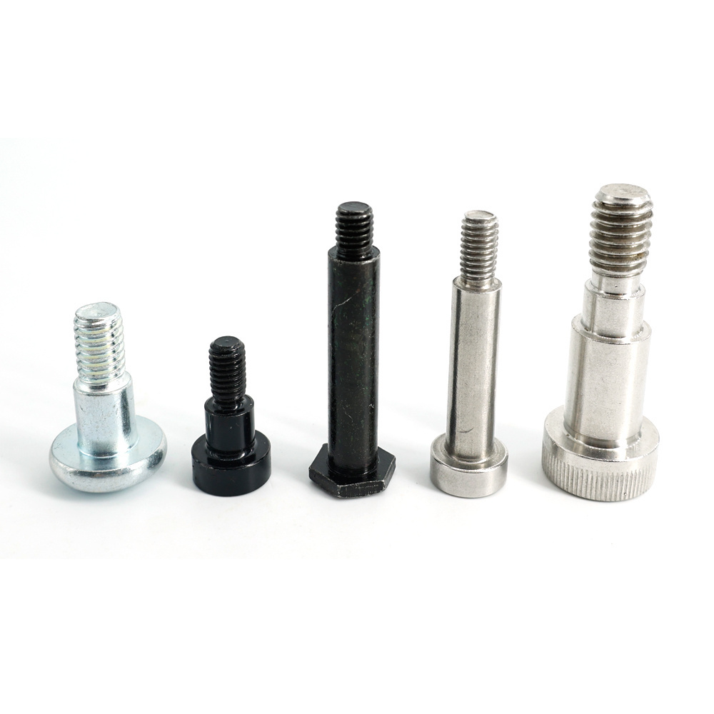 Fasteners OEM 10B21 Steel Grade 5 Blue Zinc Plated Hex Socket Button Head Shoulder Screw Bolts