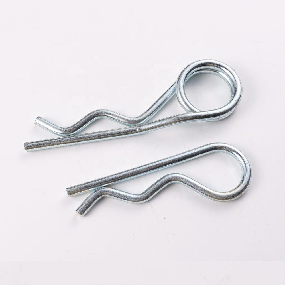 Hairpin Stainless Steel Zinc Double Loop R Clips Coiled Spring Hair Cotter Split Retaining PINS