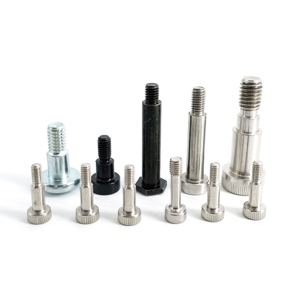 Fasteners OEM 10B21 Steel Grade 5 Blue Zinc Plated Hex Socket Button Head Shoulder Screw Bolts