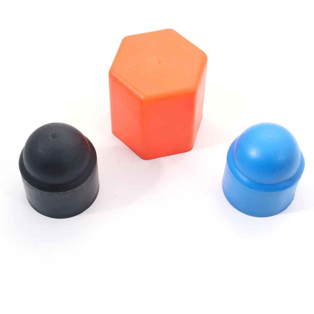 Custom Protective Bolt Covers Vinyl Cap Thread Protector Blanking Plug Rubber Stopper