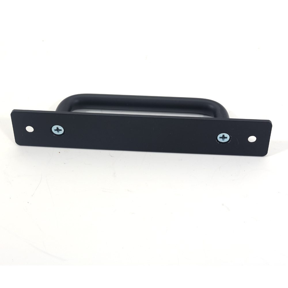 Aluminium Alloy Black Wardrobe Door Handles Door Pulls Drawer Knobs Furniture Room Door Hardware