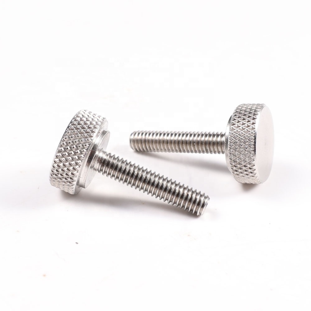 High Quality M4 M5 Stainless Steel A2 A4 Brass Knurled Head Thumb Screw Clamping Knob