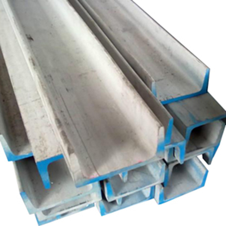 304 Standard Sizes U Channel Steel Stainless Steel Channel U-Shaped Customizable Galvanized Steel Channels