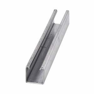 304 Standard Sizes U Channel Steel Stainless Steel Channel U-Shaped Customizable Galvanized Steel Channels