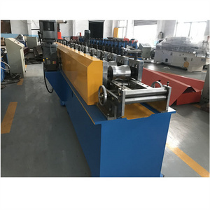 Fully Automatic Galvanized Metal Rolling Shutter Door Bottom Slat Making Cold Roll Forming Machine