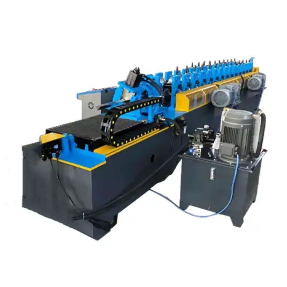 Automatically PLC Control Customized Drip Edge Flashing Trim Roll Forming Machine for Roof Use