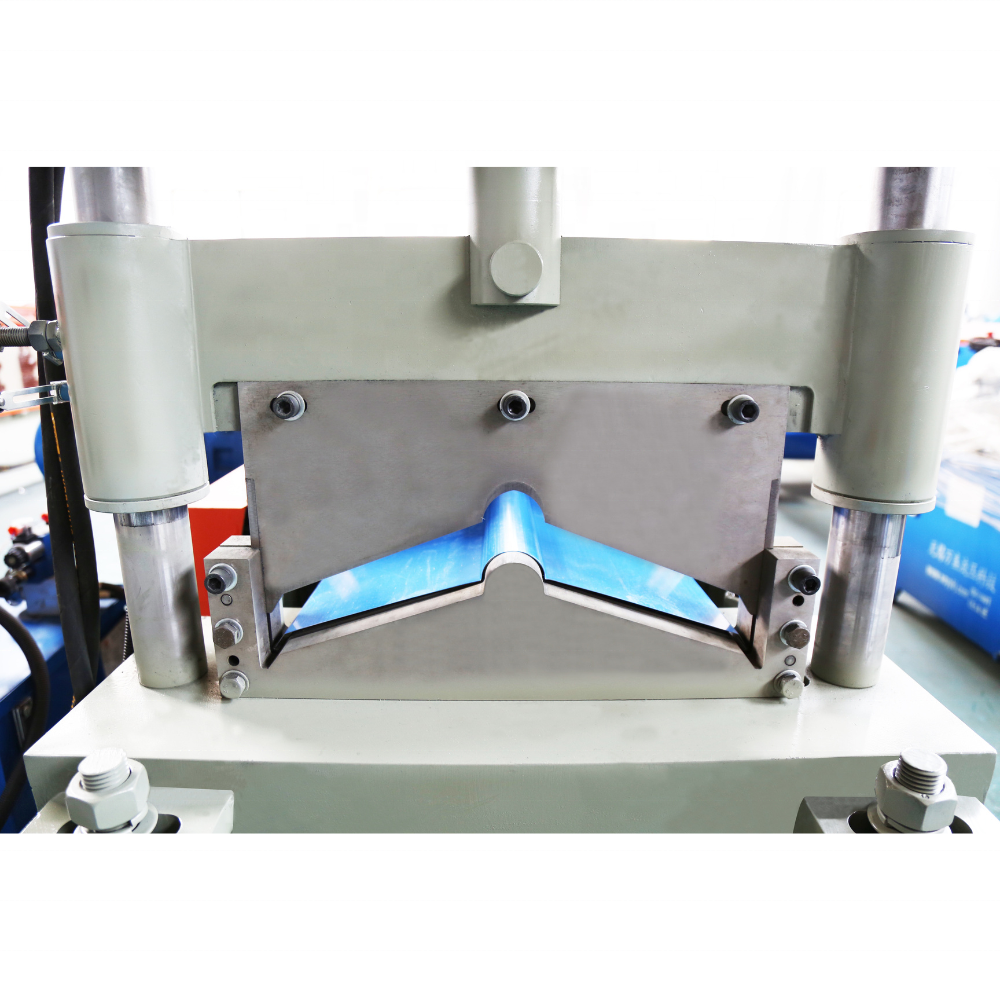 0.3mm-0.8mm Thickness PPGI Aluminum Roof Waterproof Tile Making Machine Ridge Capping Rain Gutter Roll Forming Machine