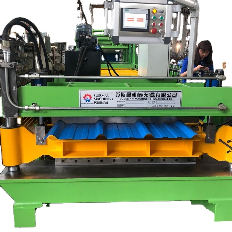 Building Material 0.3-0.8 mm R Panel Roofing Roll Forming Machine