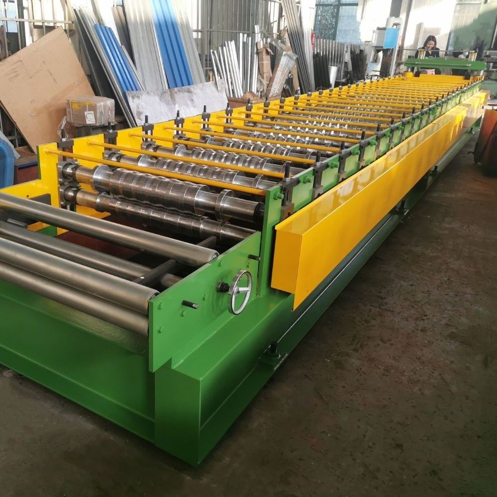 0.12mm-0.3mm Thickness Corrugated Roof Roll Forming Machine Metal Sheet Panel Roll Forming Machine