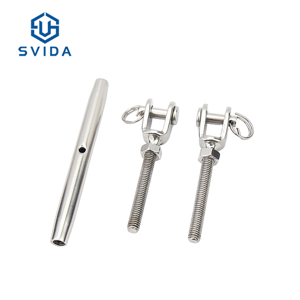 In Stock Stainless Steel M5 M6 M8 M10 Closed Body Turnbuckle Marine Hardware Rigging