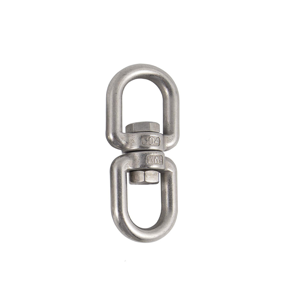 In Stock SS 6mm 8mm 10mm 12mm Swivel Hook Shackle Connector For Swing Hanging Hammock