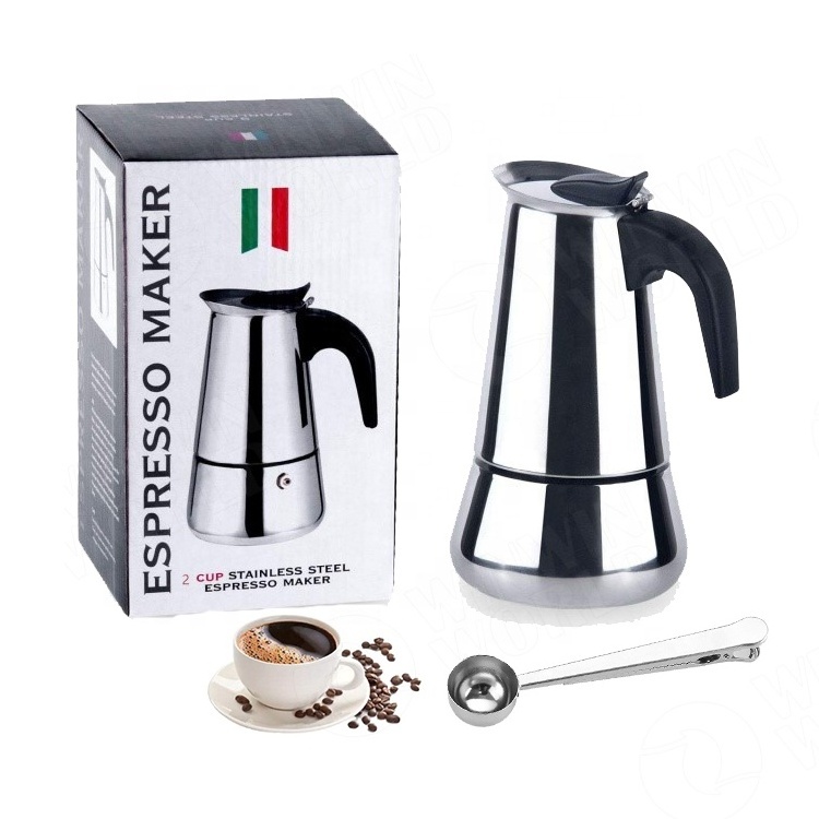 Moka Espresso Pot Stovetop Espresso 160ml 240ml 360ml Coffee Maker Moka Pot