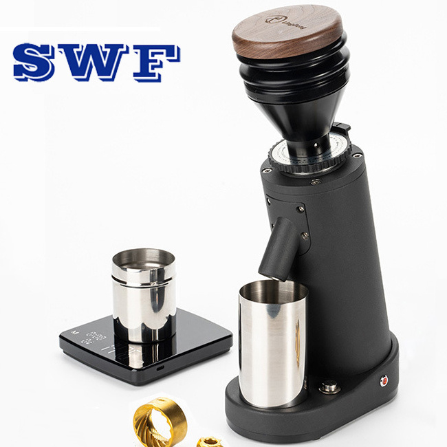 Home Kitchen Coffee Grinder Machine 64mm Burr Fine Grinding Electric Coffee Grinder