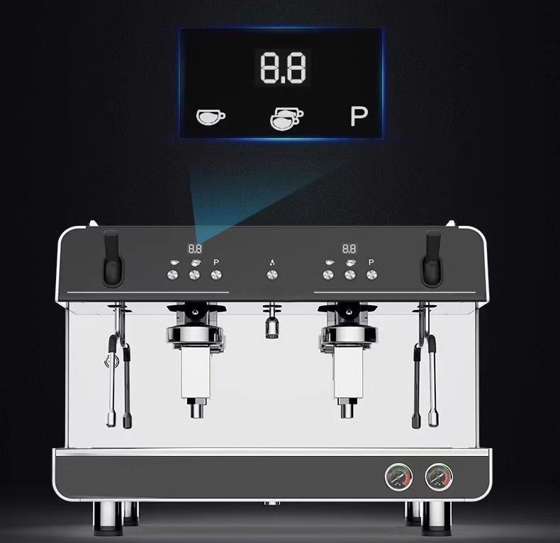 double group commercial coffee machine/pid e61 semi automatic italian espresso machine