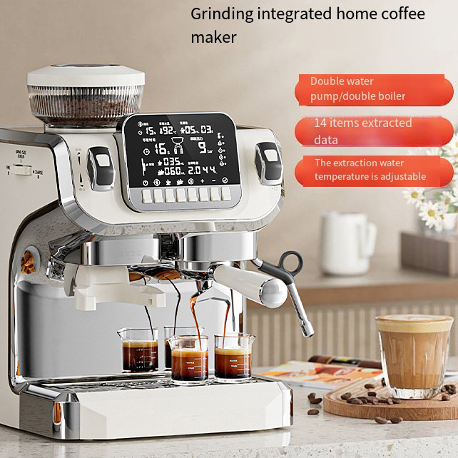 Espresso Coffee Maker 15 Bar Touch Screen Cappuccino Automatic Coffee Machine with Grinder