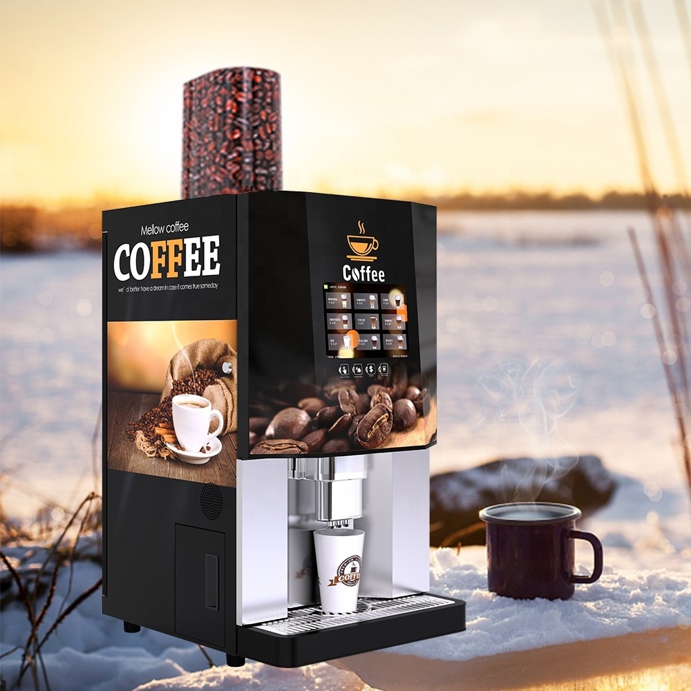 Professional Cappuccino Latte Coffee Machine Espresso maker  instant coffee vending machine