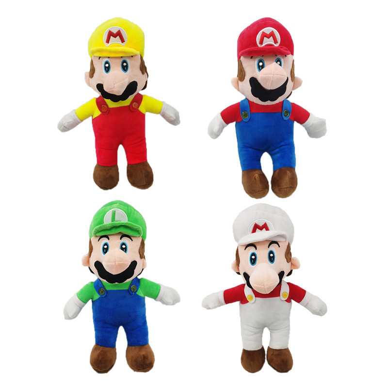 Wholesale Mario Doll Toy Soft Stuffed Animal Dolls Kids Children Birthday Christmas Gift Super Bros Plush Toy