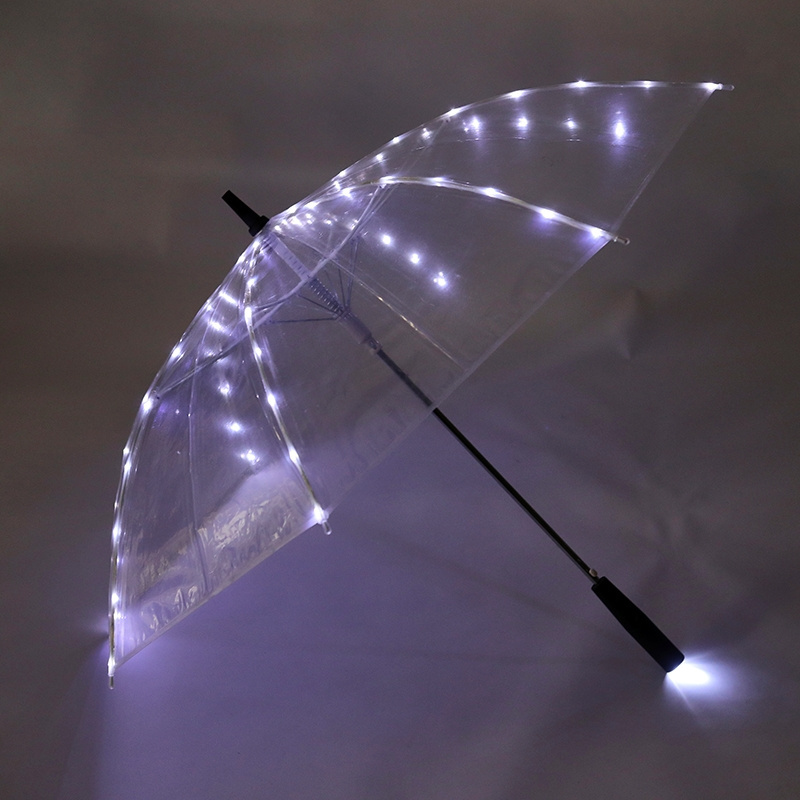 Paraguas luz Led Lights Promotional Umbrella Led Umbrella For Rain Mood Light up Umbrella