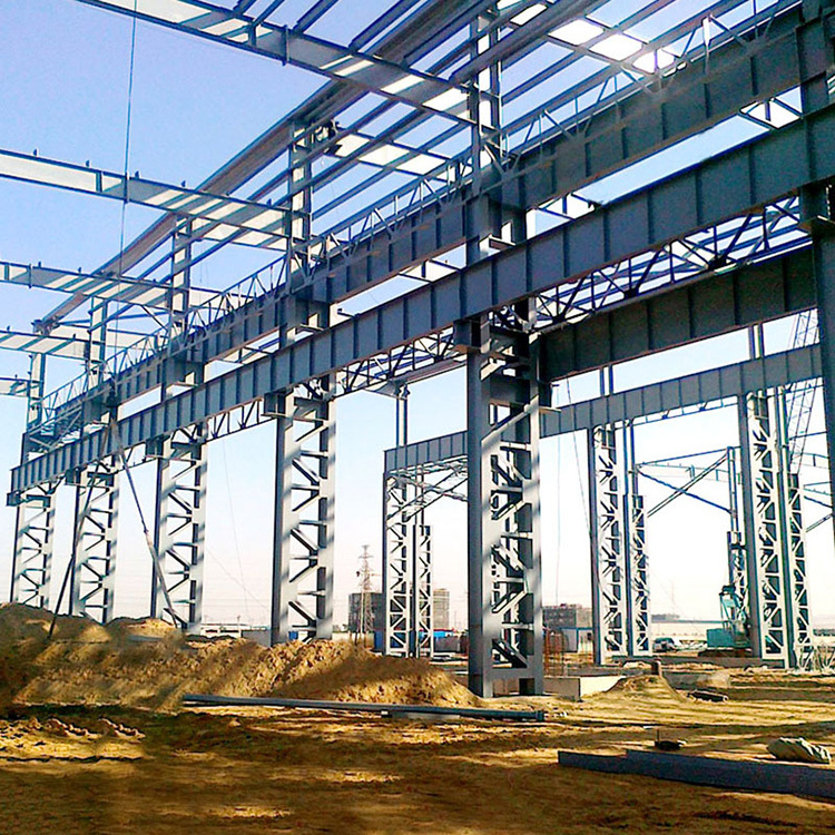 Fabrication Steel Space Frame Metal Galvanized Steel Structure Residential Building