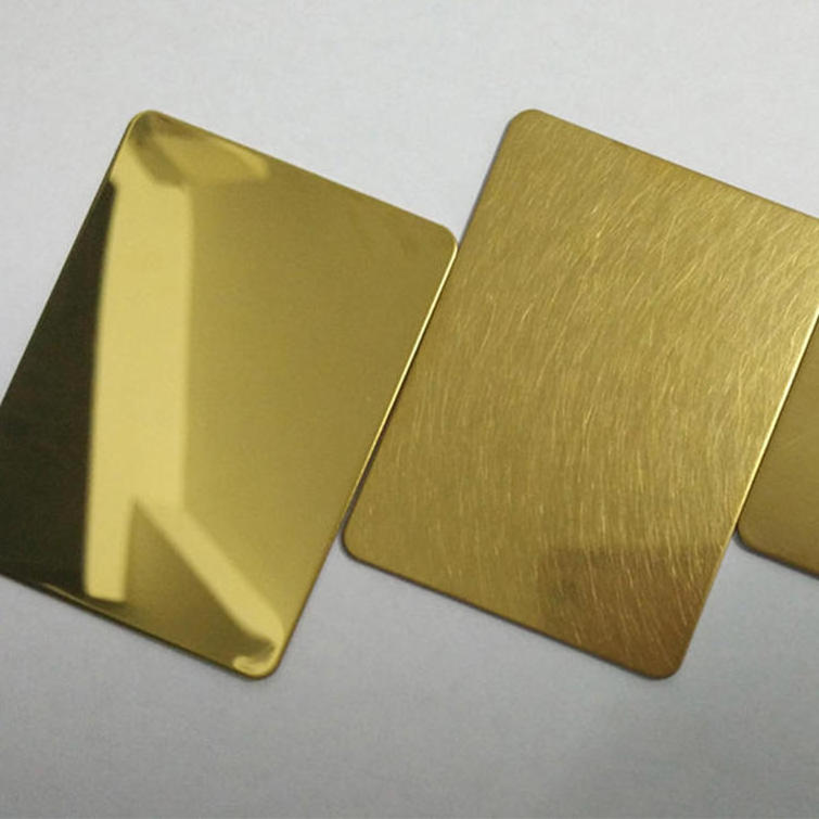 Gold mirror 304l for sheets 304 thick 5mm thickness plate/sheet food grade stainless steel sheet