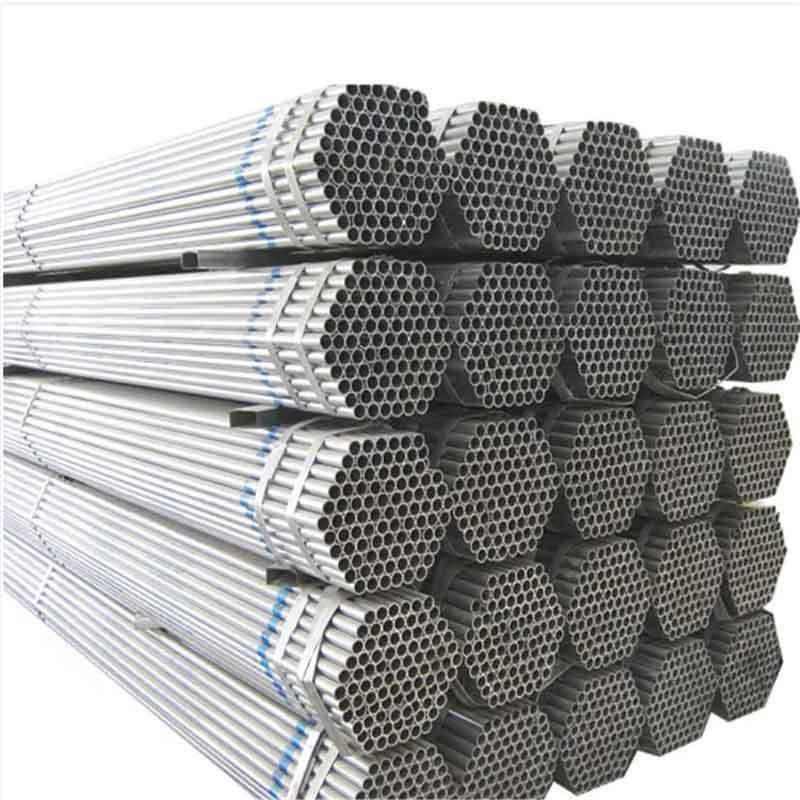 Galvanized Round Tube P235gh Equivalent Different Sizes Hot Dip Galvanized Steel Round Tube Pipe