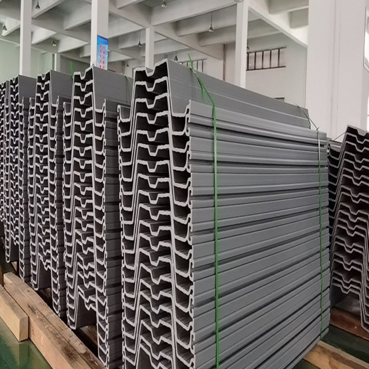 Hot Selling U Section Cheap Price Corrugated Plastic Retaining Wall Plastic Piling Vinyl Sheet Pile Pvc Sheet Pile