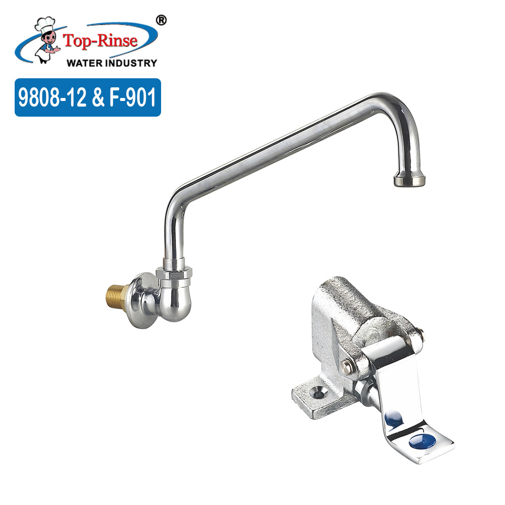 Hospital Faucets Foot Valve Faucet Pedal Tap Cold Water Foot Operated Basin Sink Faucet