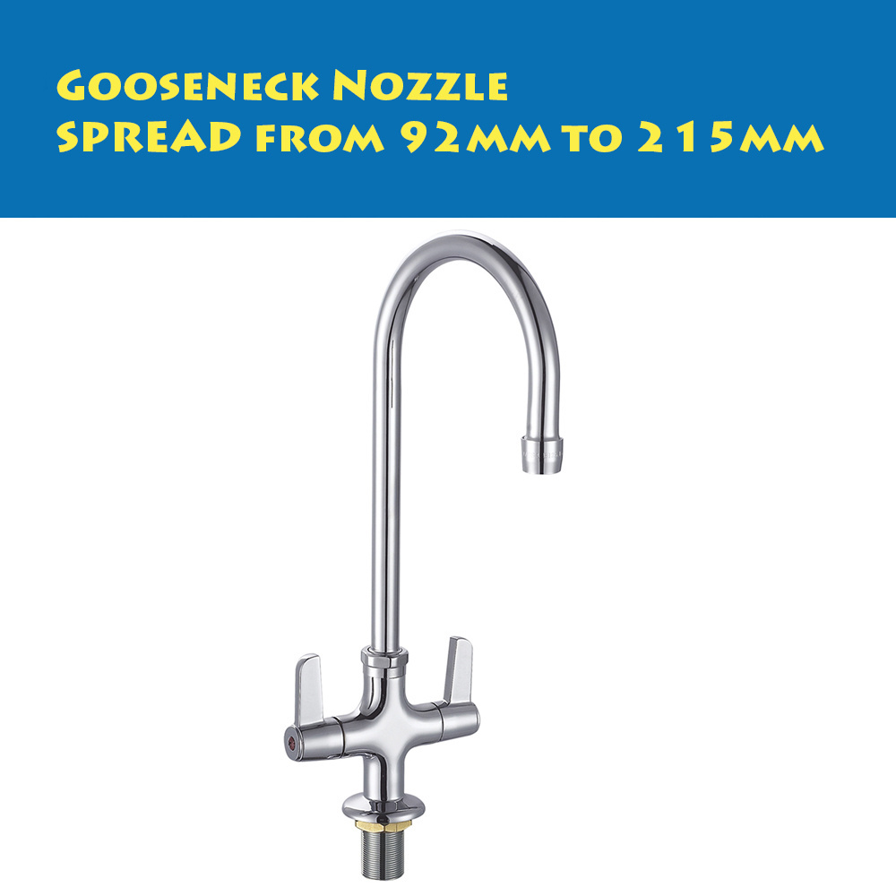 Brass Kitchen Sink Tap Single Hole Pull Down Metal Kitchen Mixer Faucet With gooseneck nozzle mixer tap