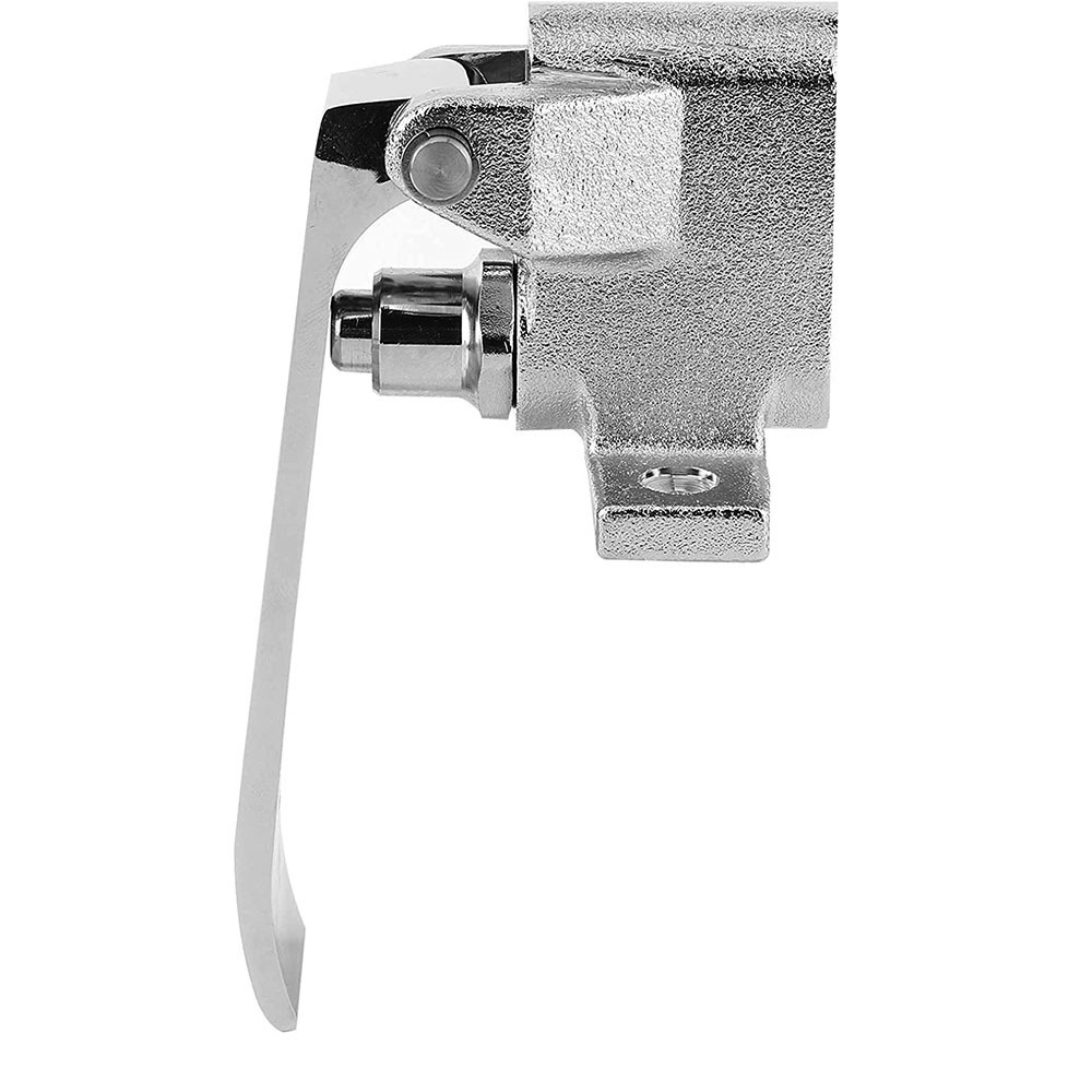 F-904A One Channel Pedal Chrome Brass Kitchen Faucet Automatic Mixing Warm Water Cast Knee Pedal Valve Tap