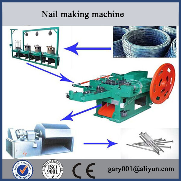 Hot Sale wire steel coil nail and screw making machine