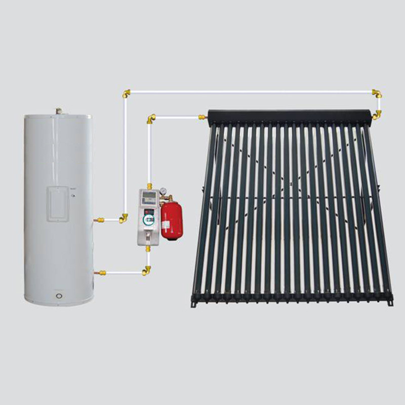 Split pressurized  solar water heater