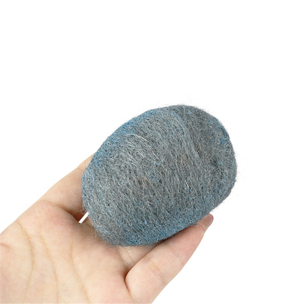 12PK Cleaning tool stainless steel wool sponge soap pad scrubber Steel Wool Soap Pads,Steel Wool Soap Scrubber